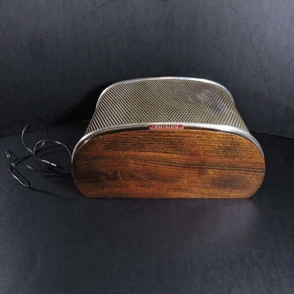 Vintage PHILIPS 1950's "Old School" Speaker Repurposed For Plug N Play - Picture 5 of 10